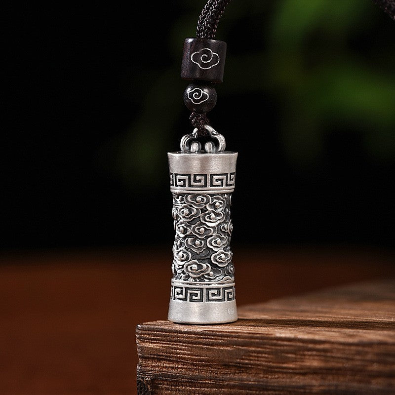Women's & Men's Fashionable Hollow Package Can Be Opened Ethnic Style Niche Pendants