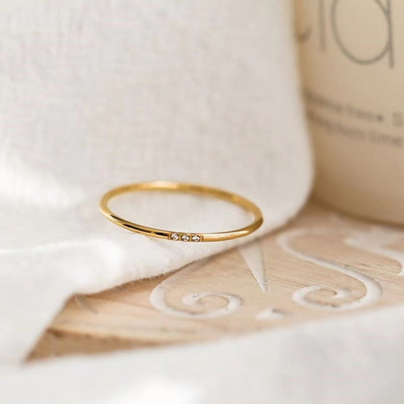 Titanium Steel Female Special Interest Light Luxury Rings