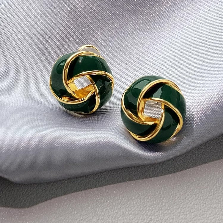Ball Ear Clip Female Fashion Niche Earrings