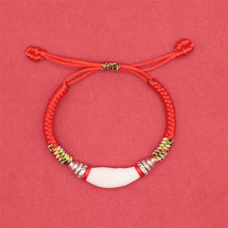 Children's Teeth Walnut Basket Pig Auditory Ossicle Bracelets