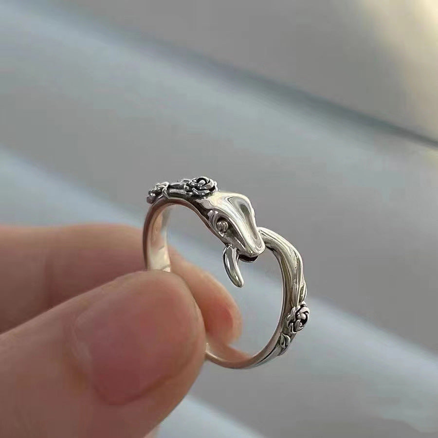 Minority Fashion Personality Rose Index Finger Rings