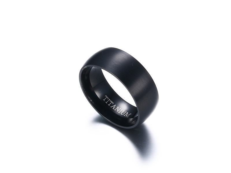 Men's Classic Titanium Ornament Fashion Black Bracelets