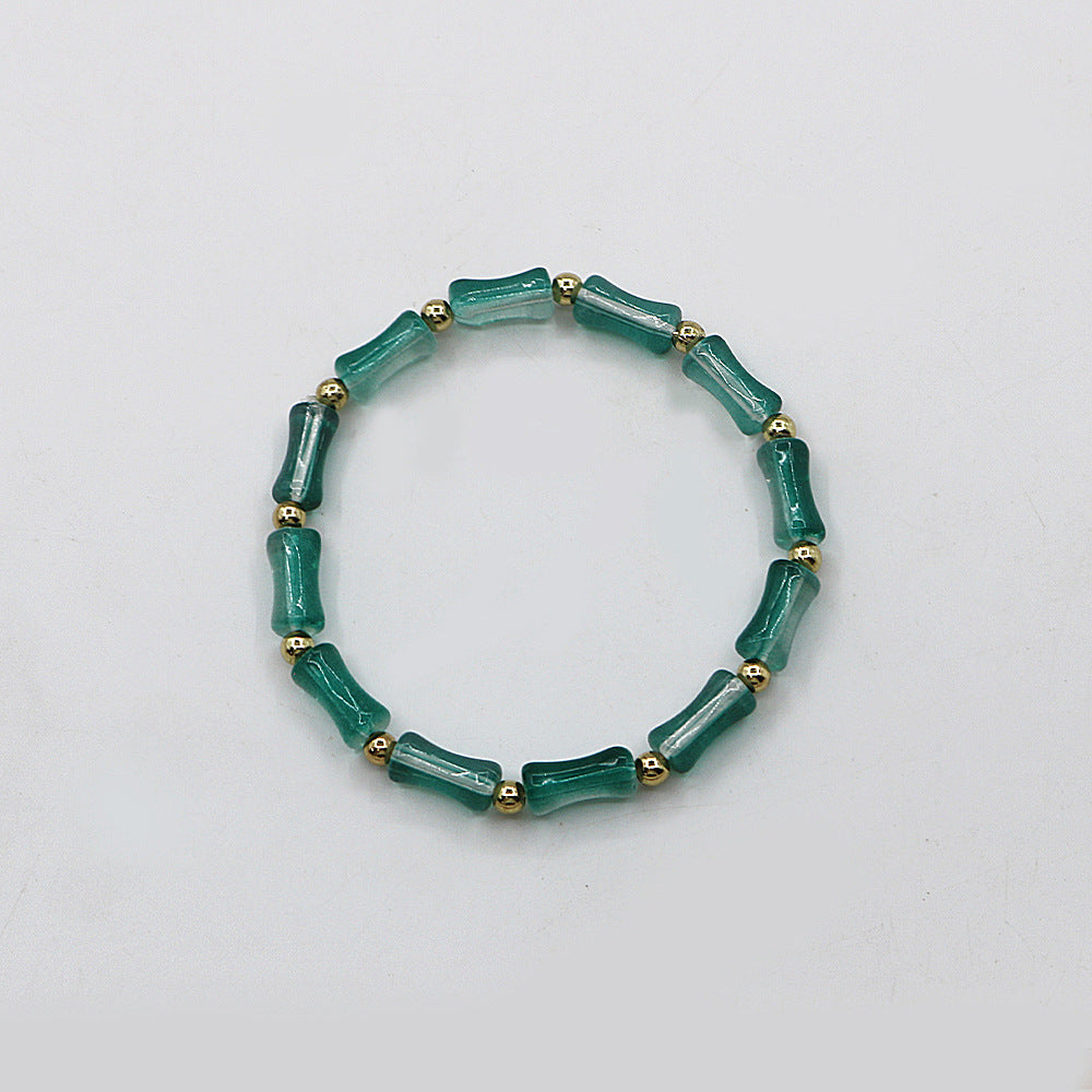 Imitation Aventurine Festival High National Style Bracelets