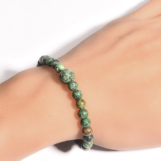 African Turquoise Drawing Stone Yoga Agate Bracelets