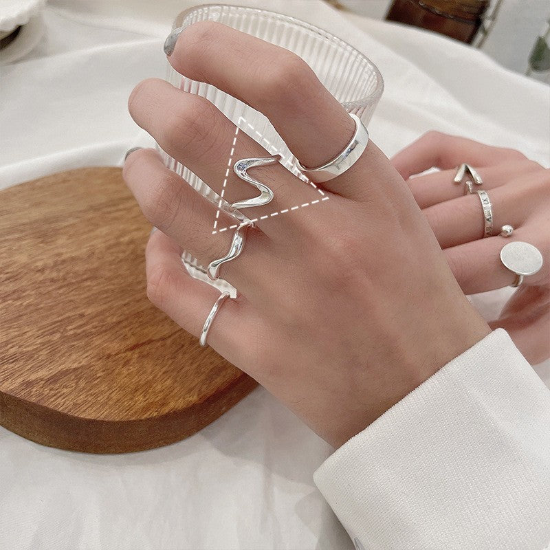 Women's Opening Adjustable Index Finger Retro High Rings