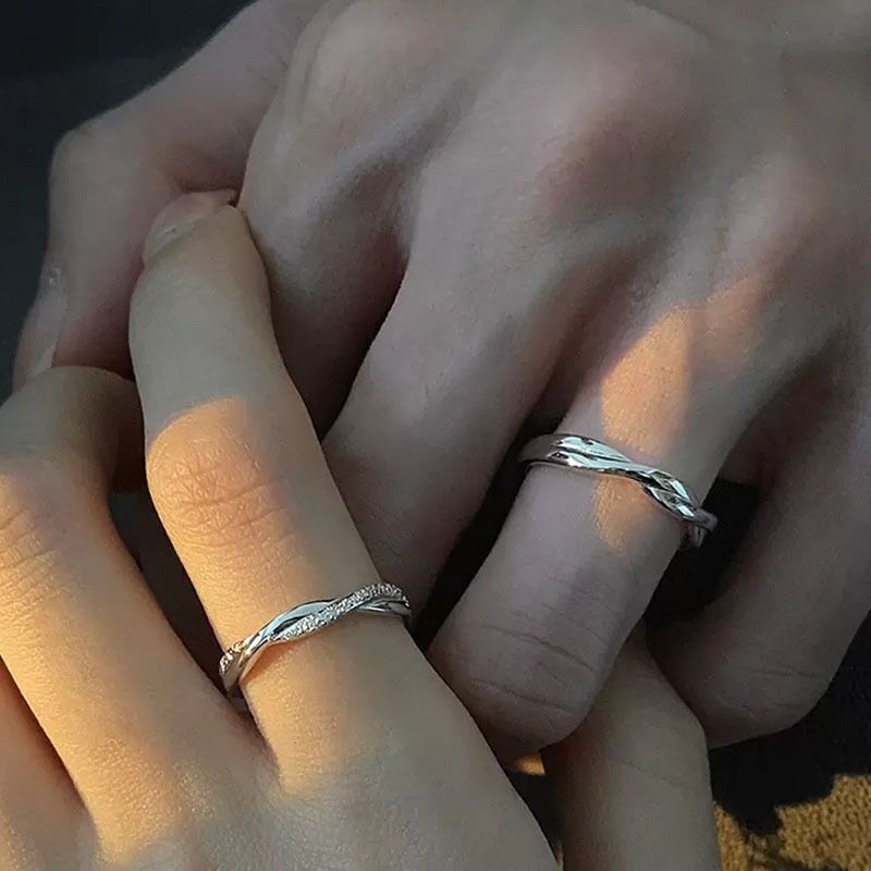 Couple Pair Design Valentine's Day Gift Rings