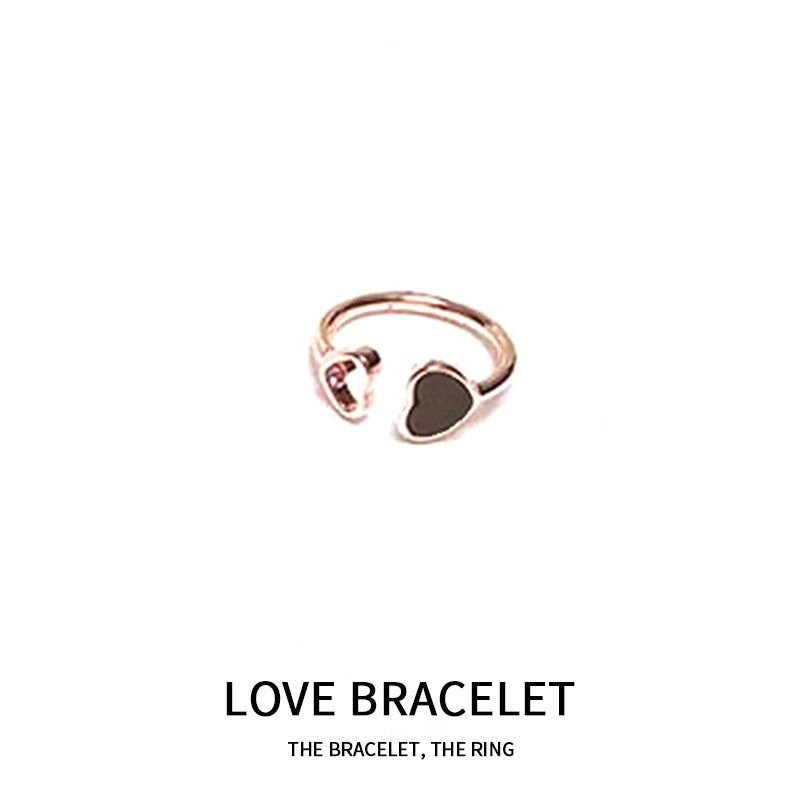 Fragrant Power Rose Gold Plated Peach Rings
