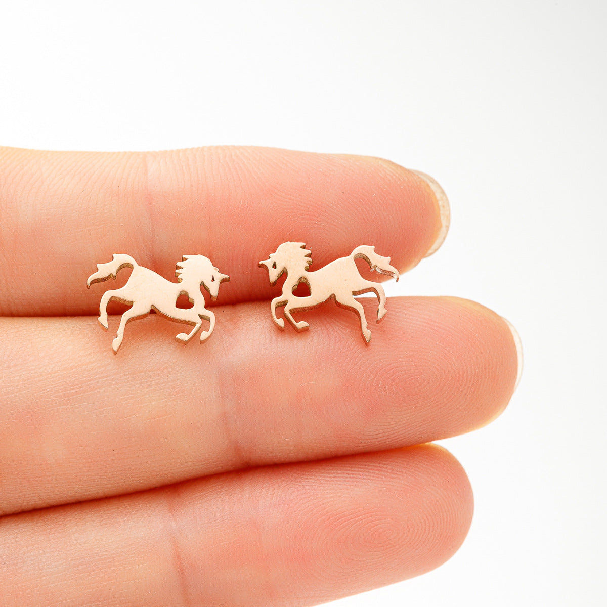 Women's Stainless Steel Simple Fashion Personalized Twee Earrings