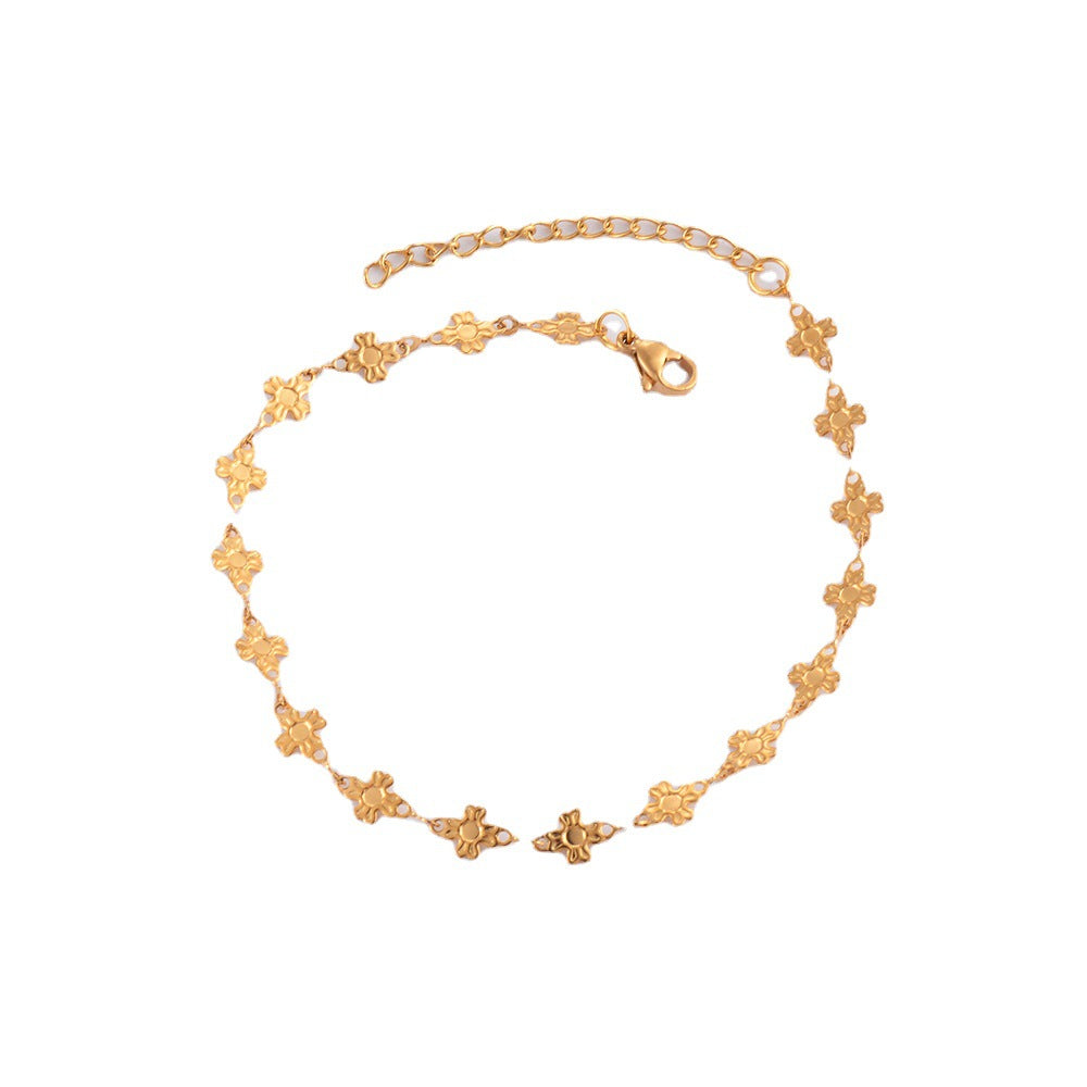 Women's Stainless Steel Style Electroplated Multi Titanium Bracelets