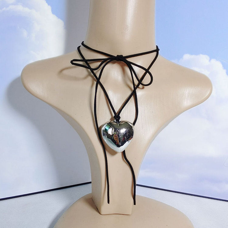 Wax Line Flannel Clavicle Chain Big Necklaces