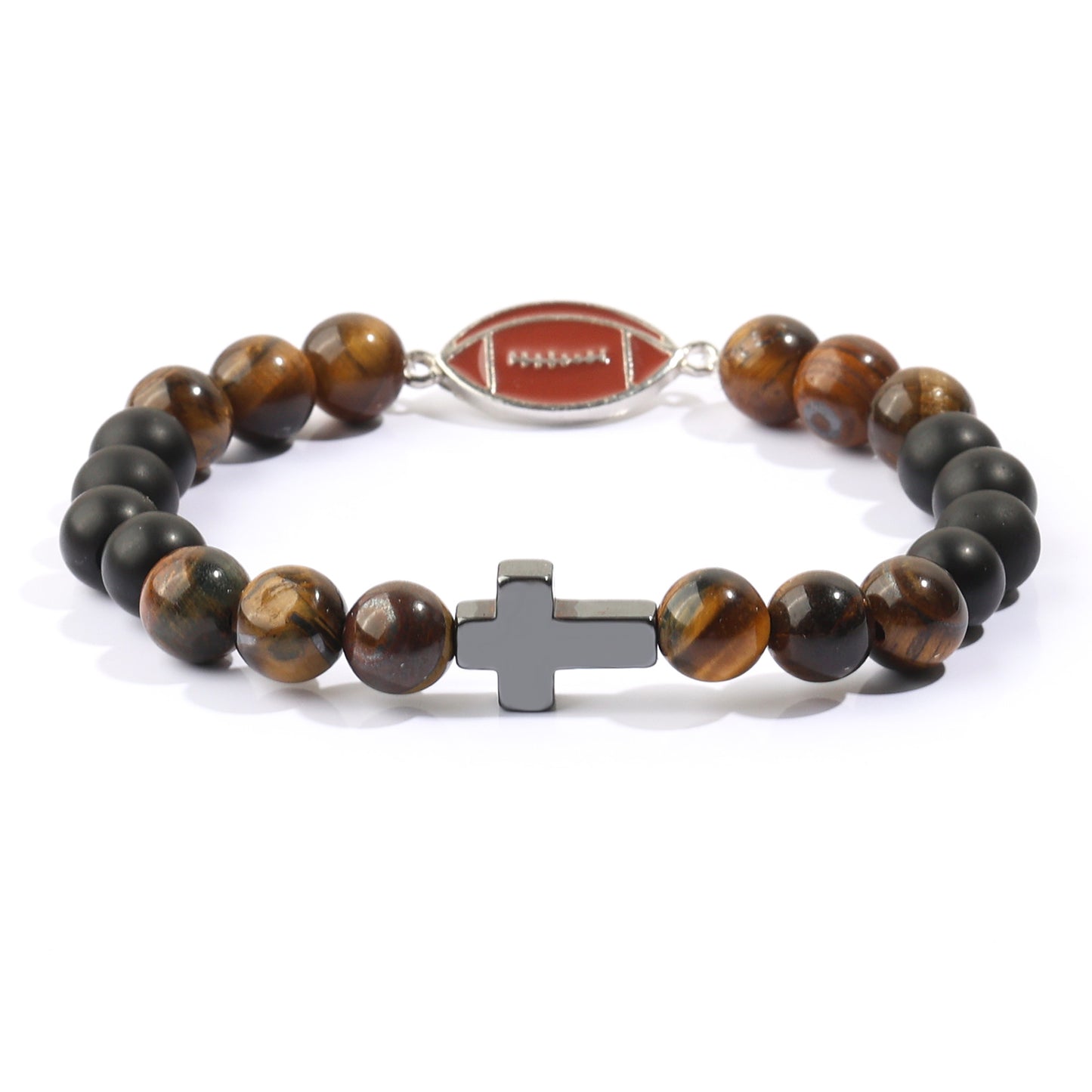 Women's & Men's Tigereye Sports Black Frosted Stone Vintage Bracelets
