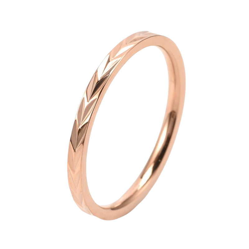 Female Korean Style Retro Minority Design Rings
