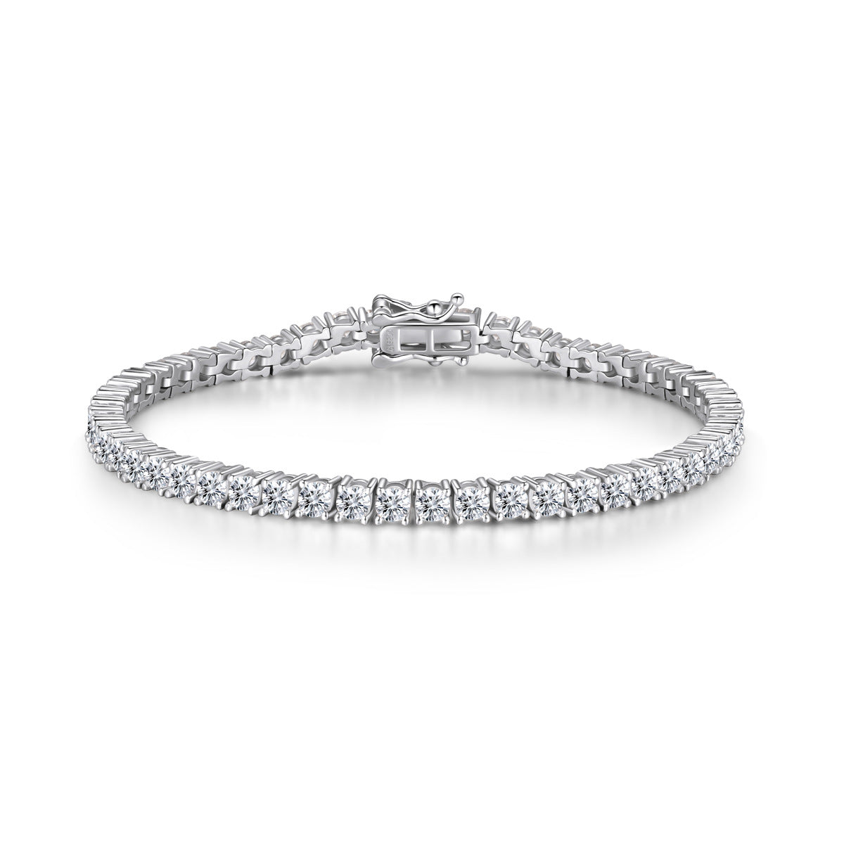 Women's Luxury Minority Exquisite Style Full Diamond Sterling Sier Bracelets