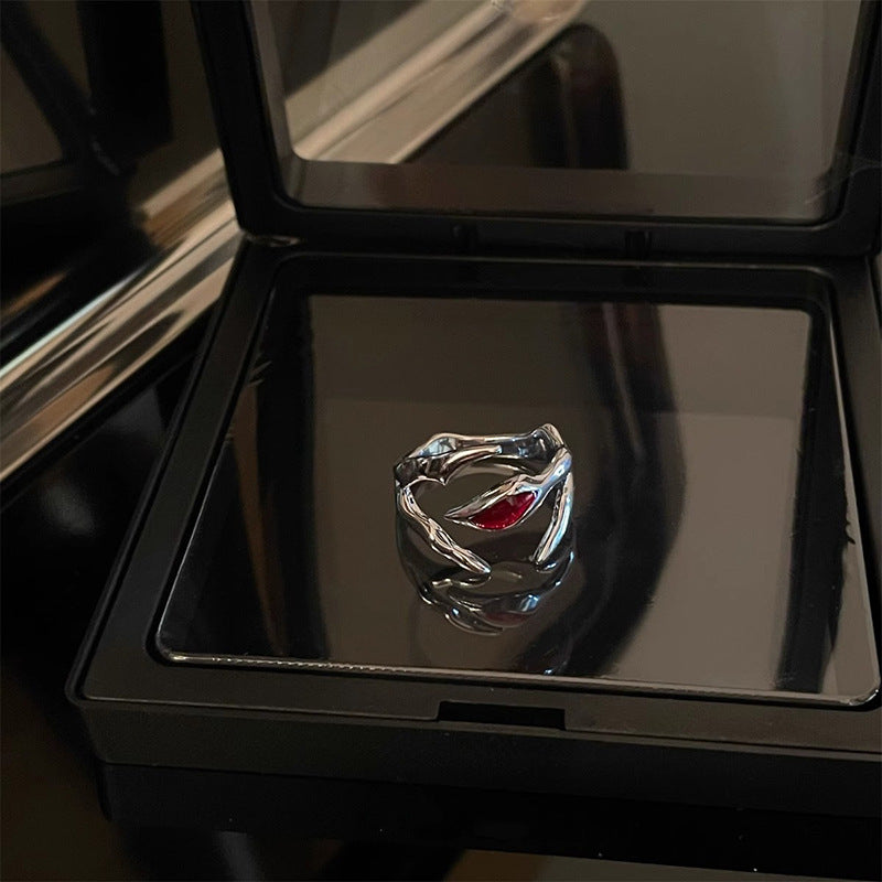 Women's & Men's High-grade For Twin Cold Niche Design Rings