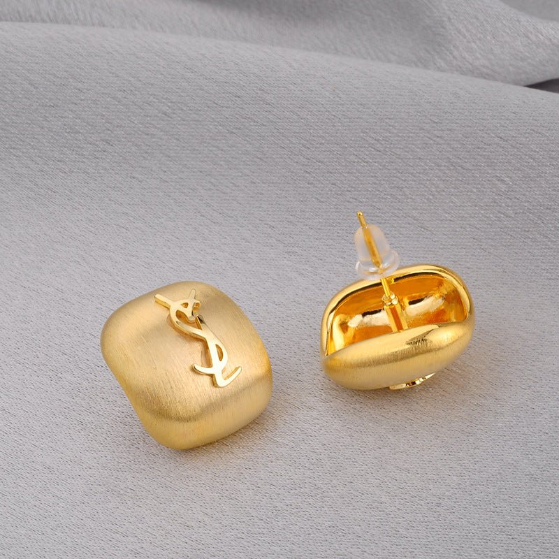 Square Personalized Niche High-grade Retro Affordable Rings