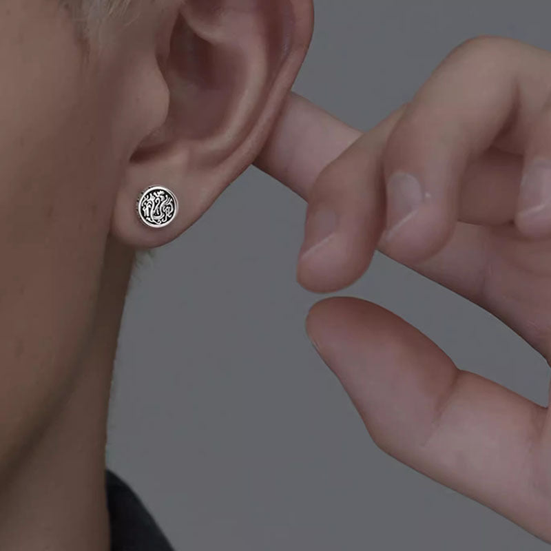 Men's For Trendy Cool Personality Chinese Retro Rings