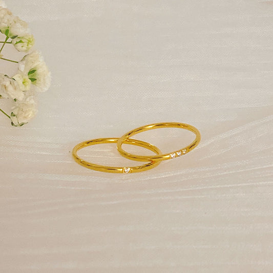 Diamond Light Luxury Minority Index Finger Tail Tide Rings
