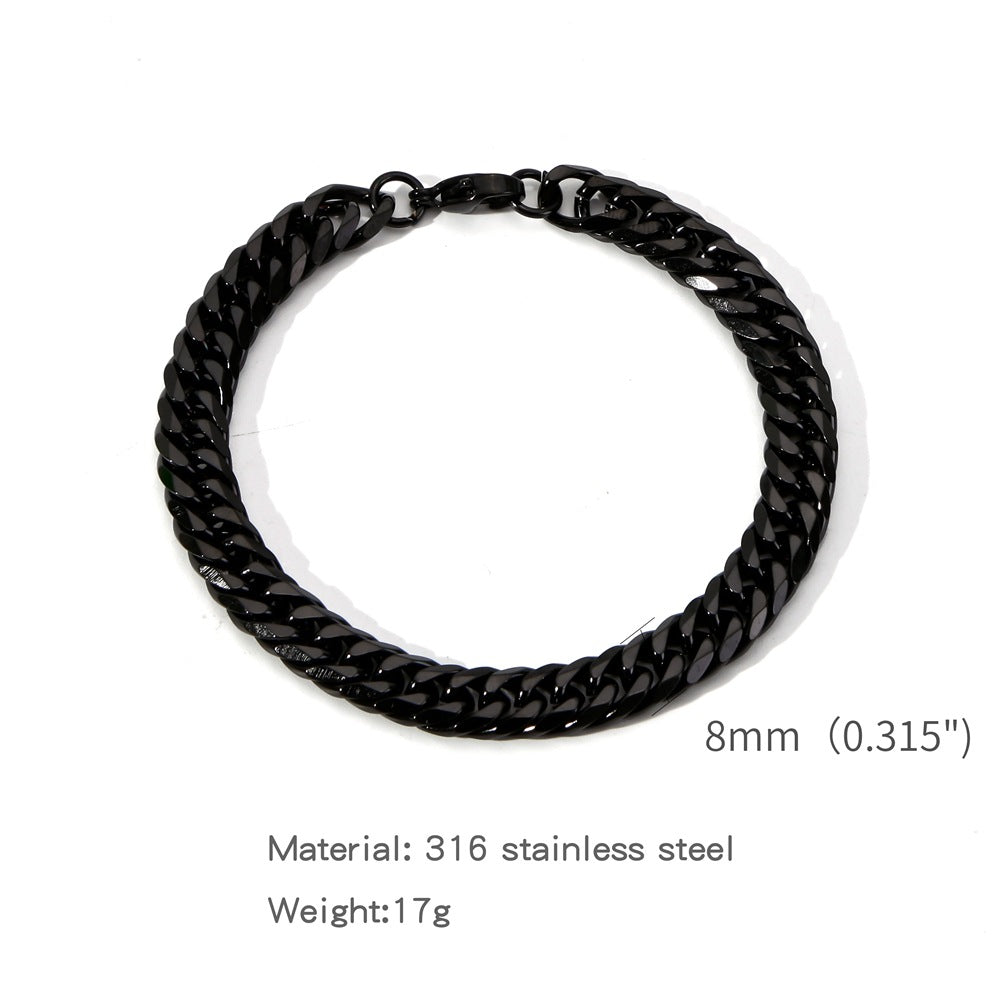 Fashion Exaggerated Electroplating Double Woven Grinding Bracelets