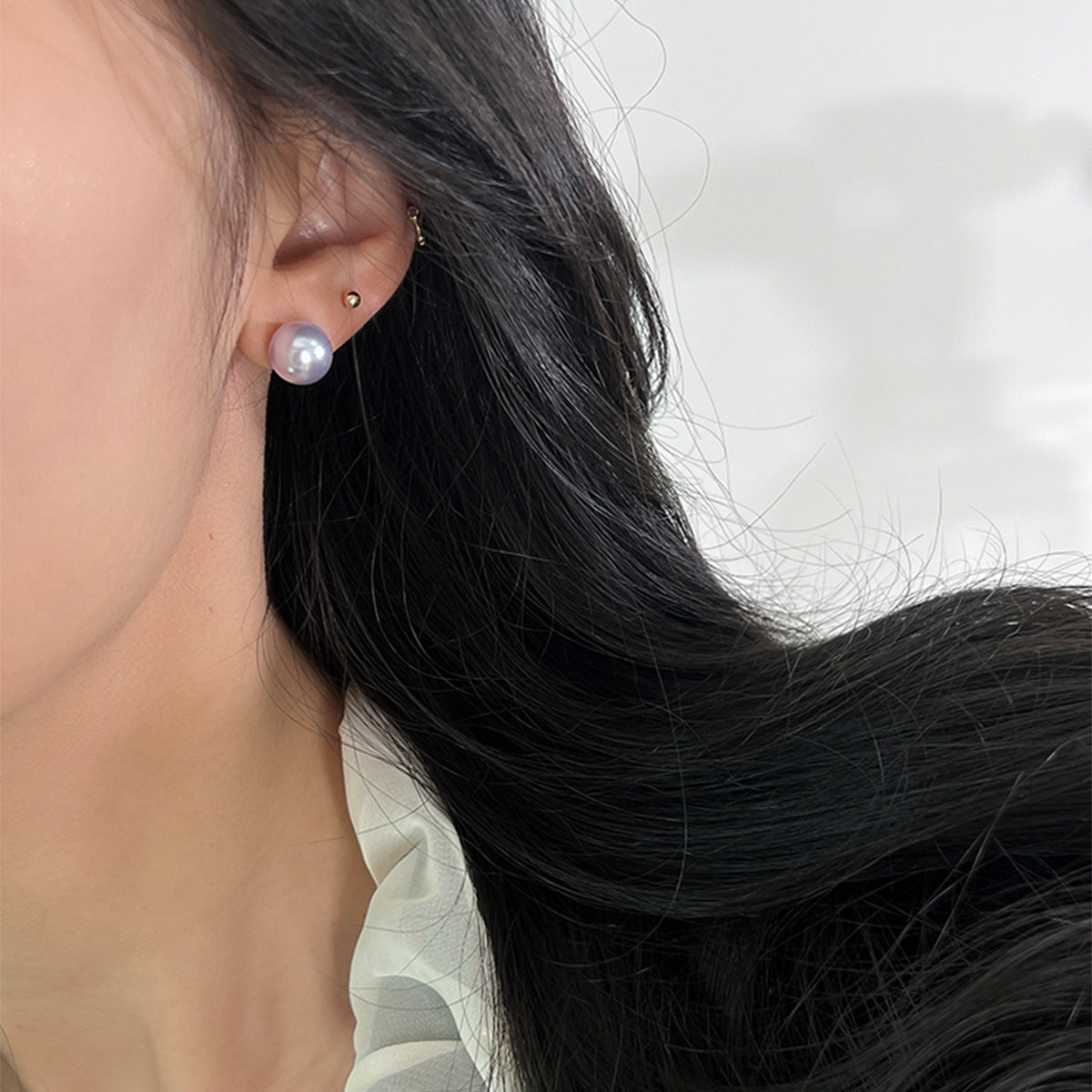 Women's Style High-grade Pearl For Sterling Sier Earrings