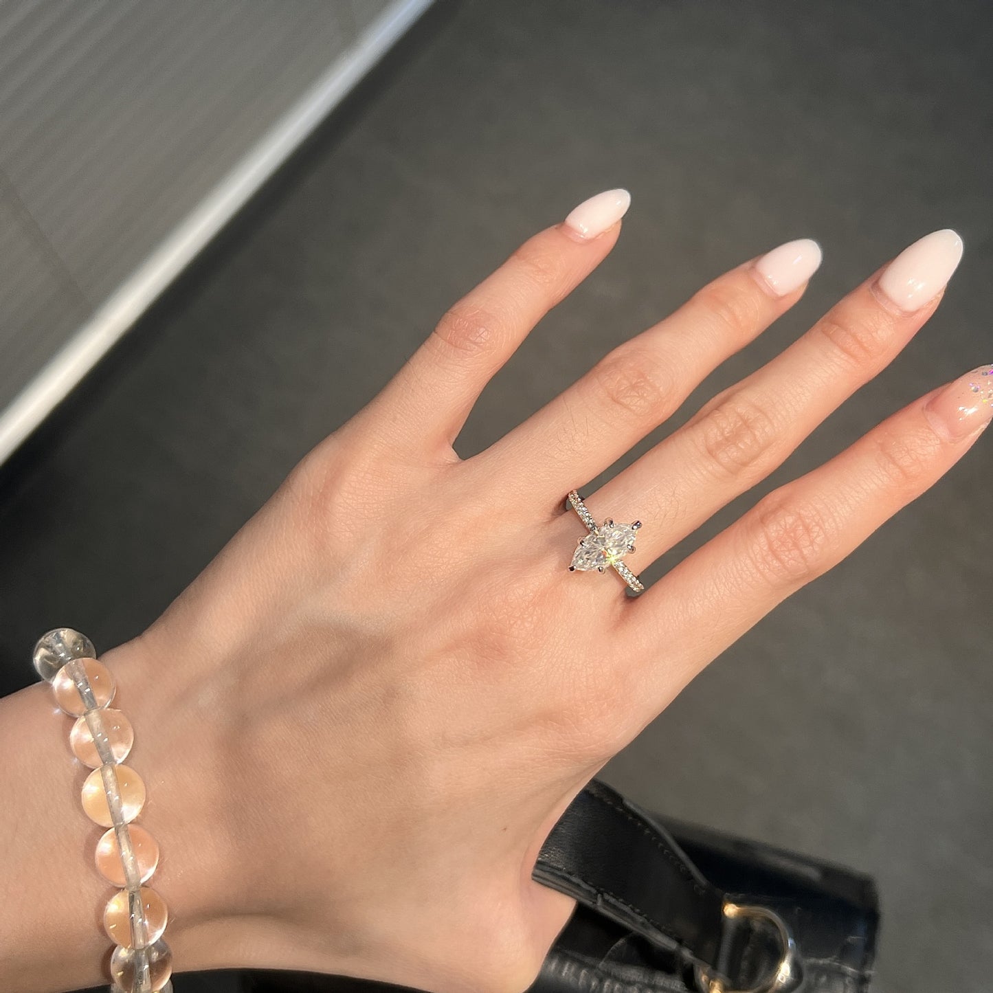 Sterling Sier 2 Karat Horse Eye Rings