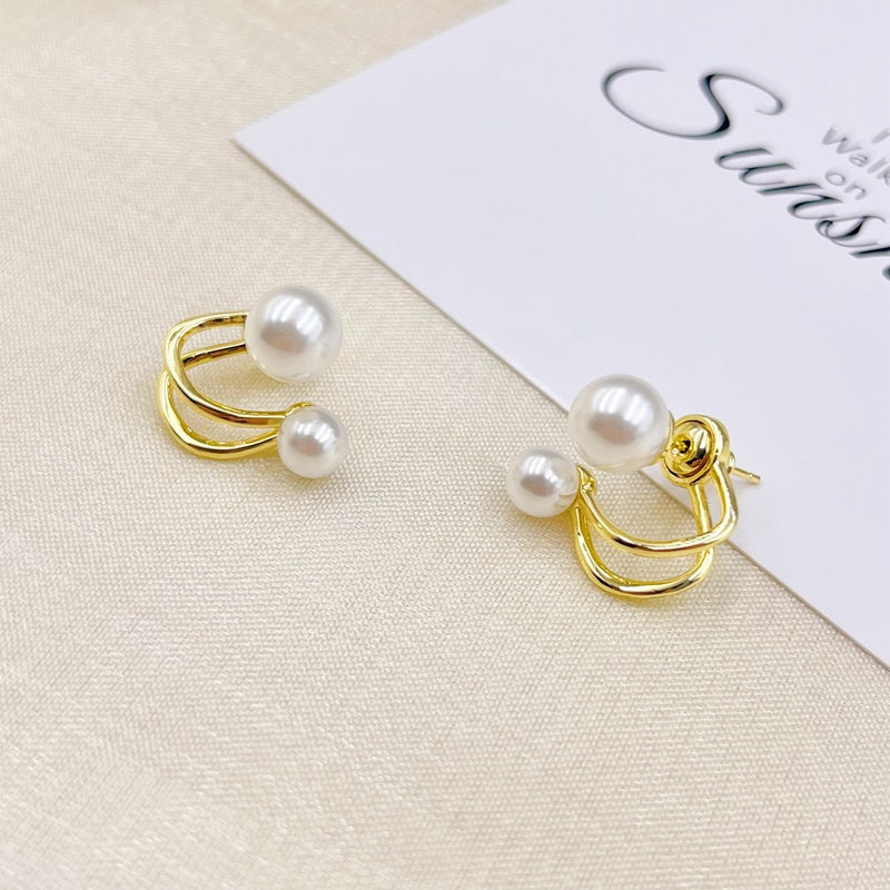 Women's Needle Simple Fashion Pearl For Trendy Earrings