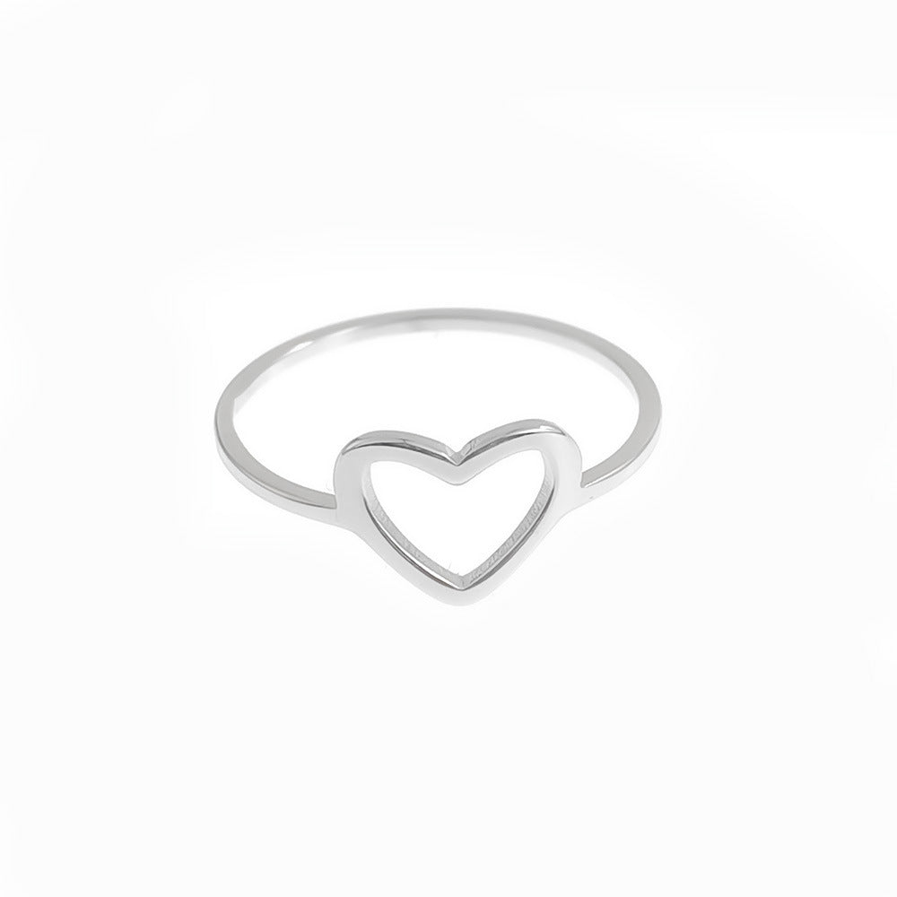 Men's Steel Retro Simple Titanium Corrosion Does Rings