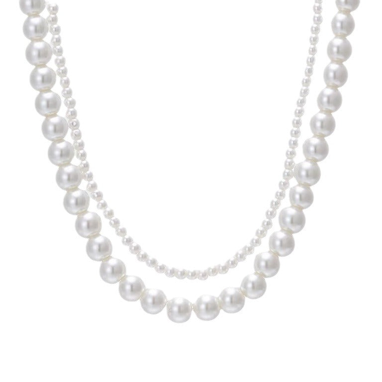 Women's Double Layer Twin High-grade Retro Home Clavicle Necklaces