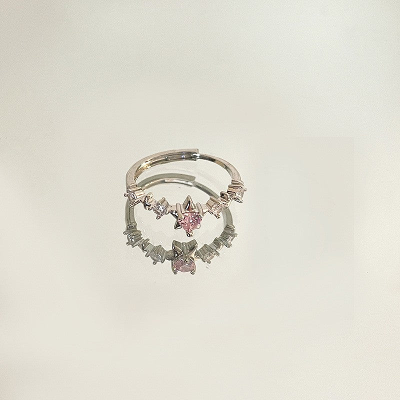 Women's Hollow Wave Geometric Open Trendy Design Rings