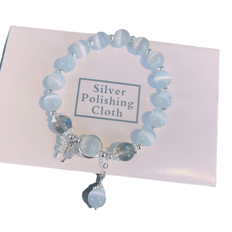 Imitation Opal Butterfly Female Light Luxury Tide Bracelets