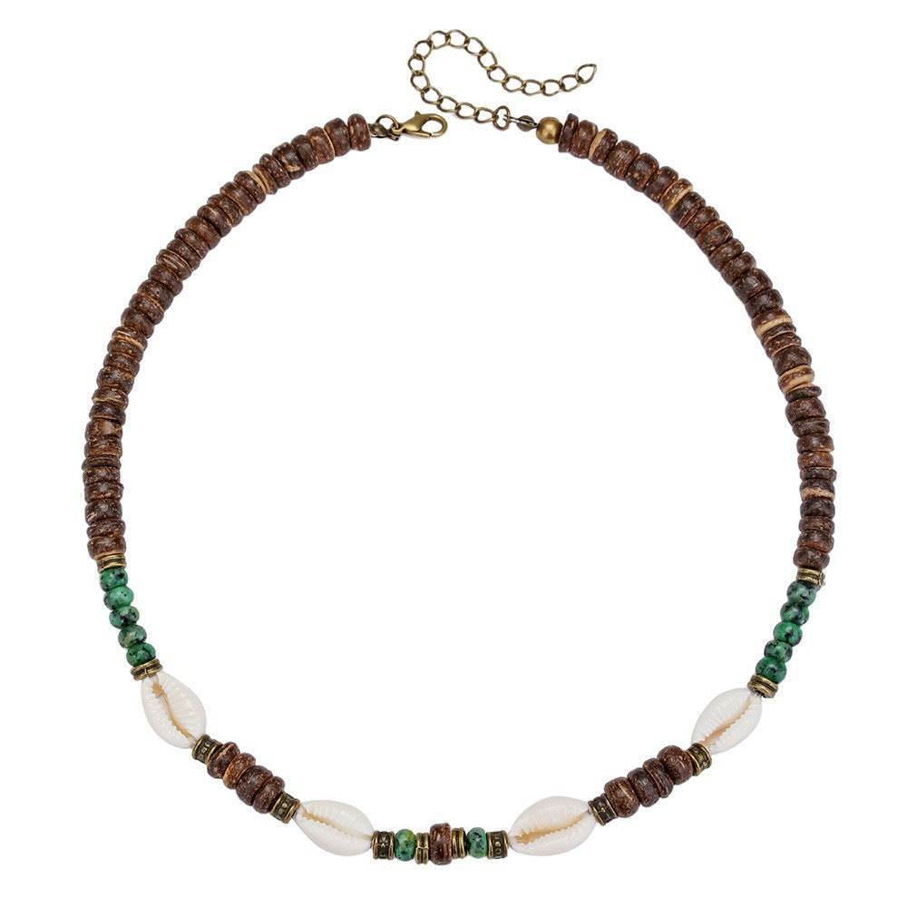 Beach Vacation Conch Teeth Design High-grade Necklace