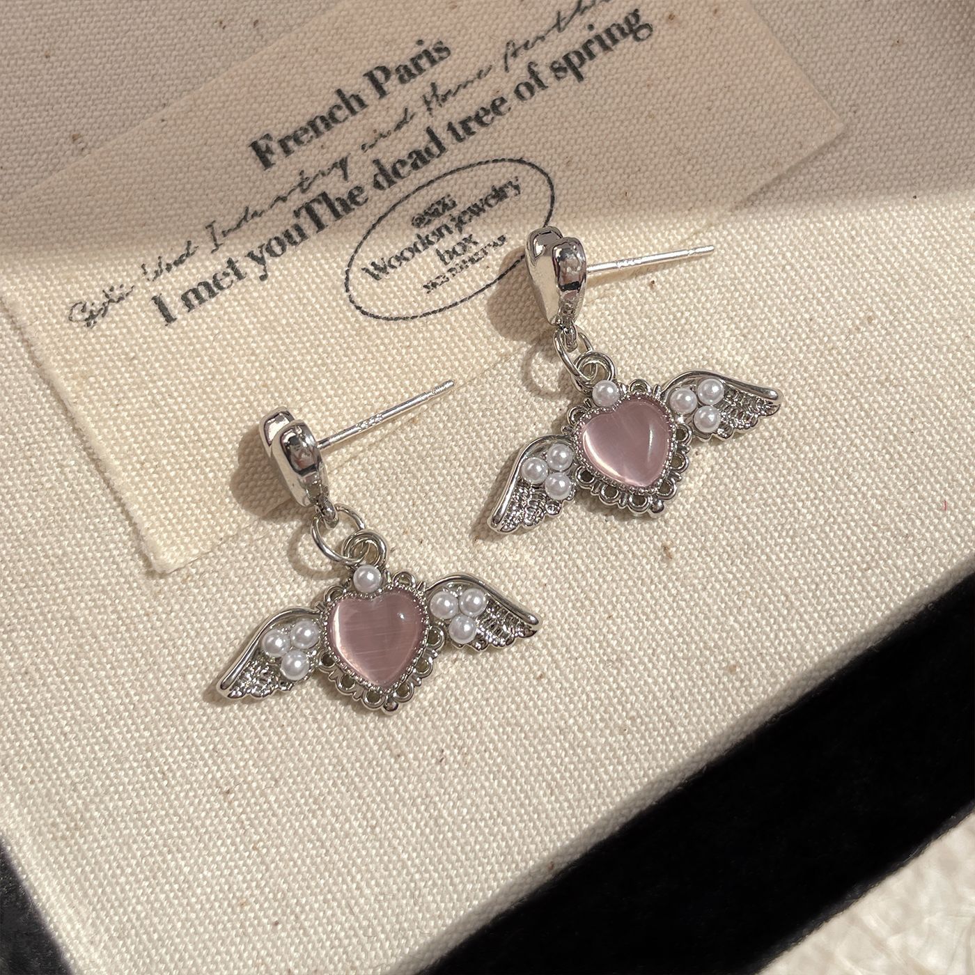 Pearl Female Sier Needle Sweet Cool Earrings