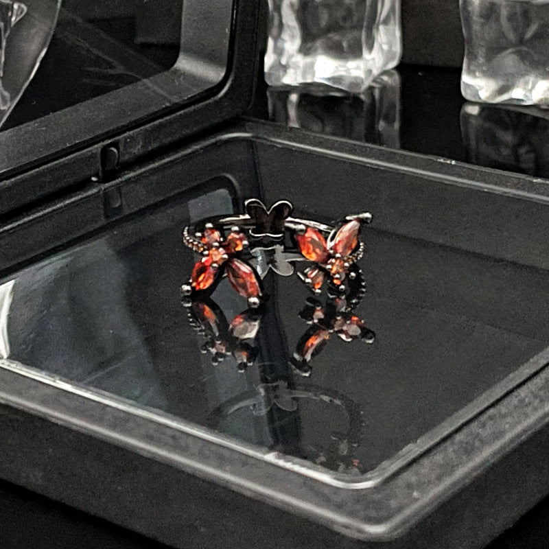 Women's Opening Dark Simple Exquisite Sweet Cool Rings