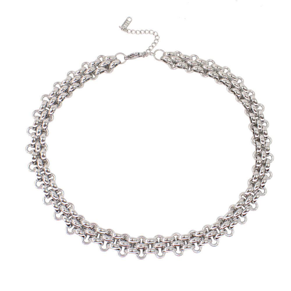 Light Luxury Titanium Steel Collar Clavicle Chain Necklaces