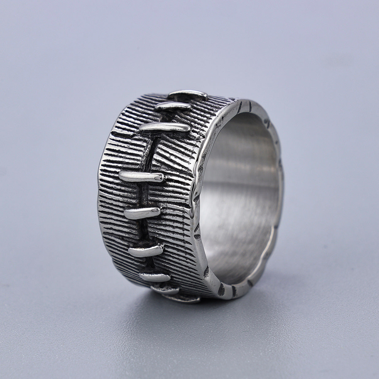 Men's Niche Advanced Dark Punk Stitched Fashion Rings