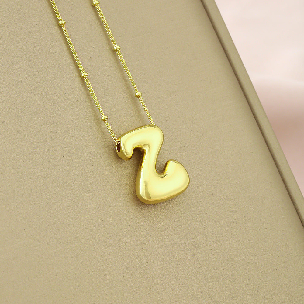 English Letter Ornament High Sense Niche Necklaces