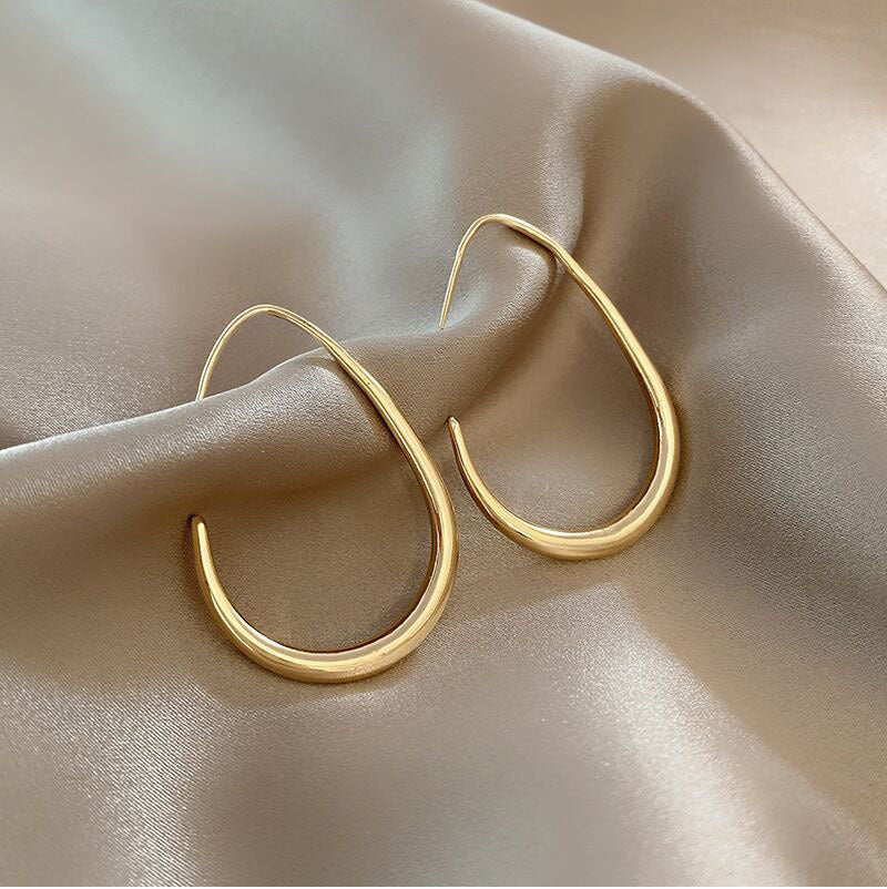 Style Water Drops Simple High-grade Female Rings
