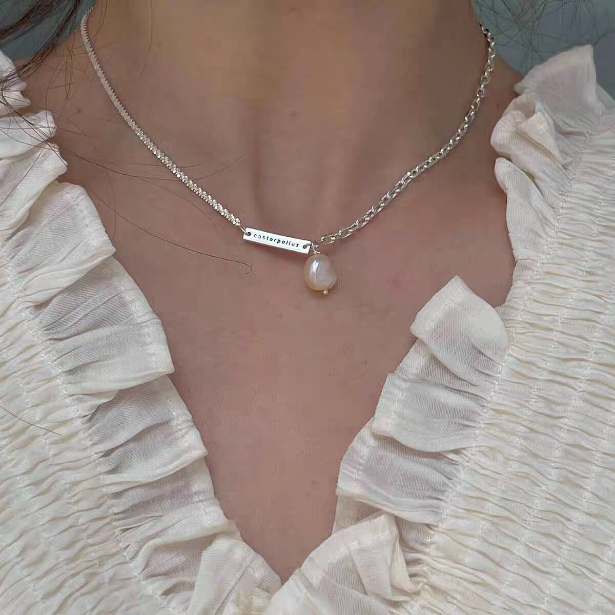 French Retro Freshwater Pearl Female Niche High-grade Necklaces