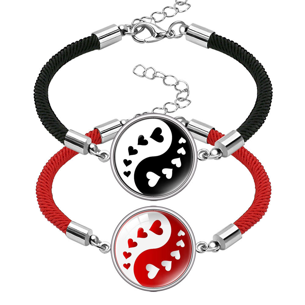 Women's & Men's Woven Hand Strap Valentine's Day Couple Bracelets