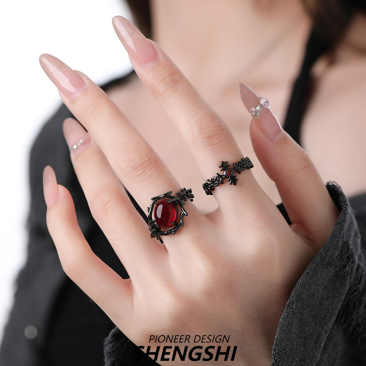 Cross Female Niche High-grade Light Luxury Rings