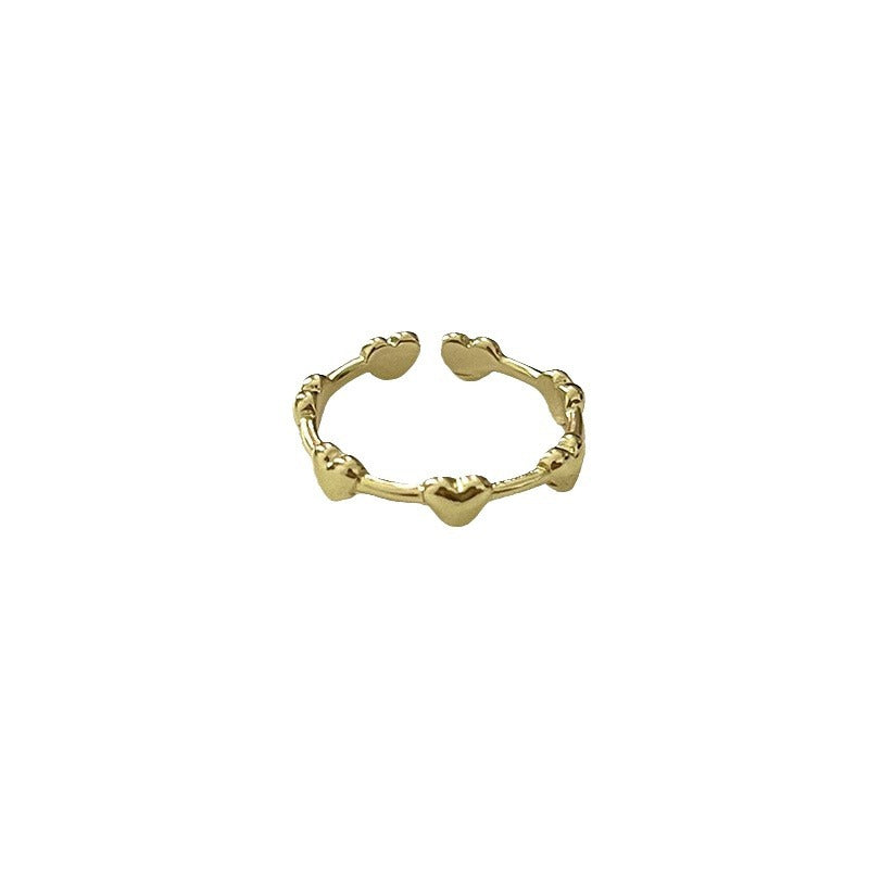 Female Adjustable Sweet Light Luxury Minority Rings