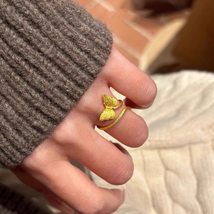 Female Adjustable Sweet Light Luxury Minority Rings