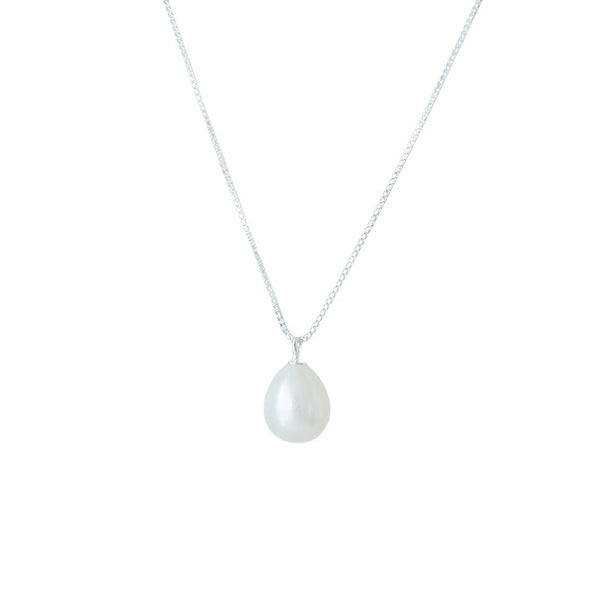 Women's Single Oval Pearl For Simple Style Necklace