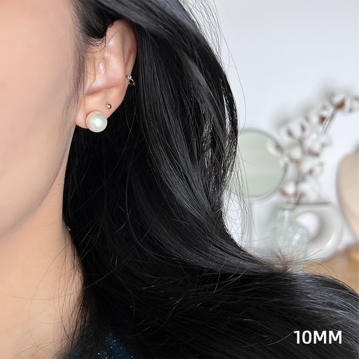 Women's Style High-grade Pearl For Sterling Sier Earrings