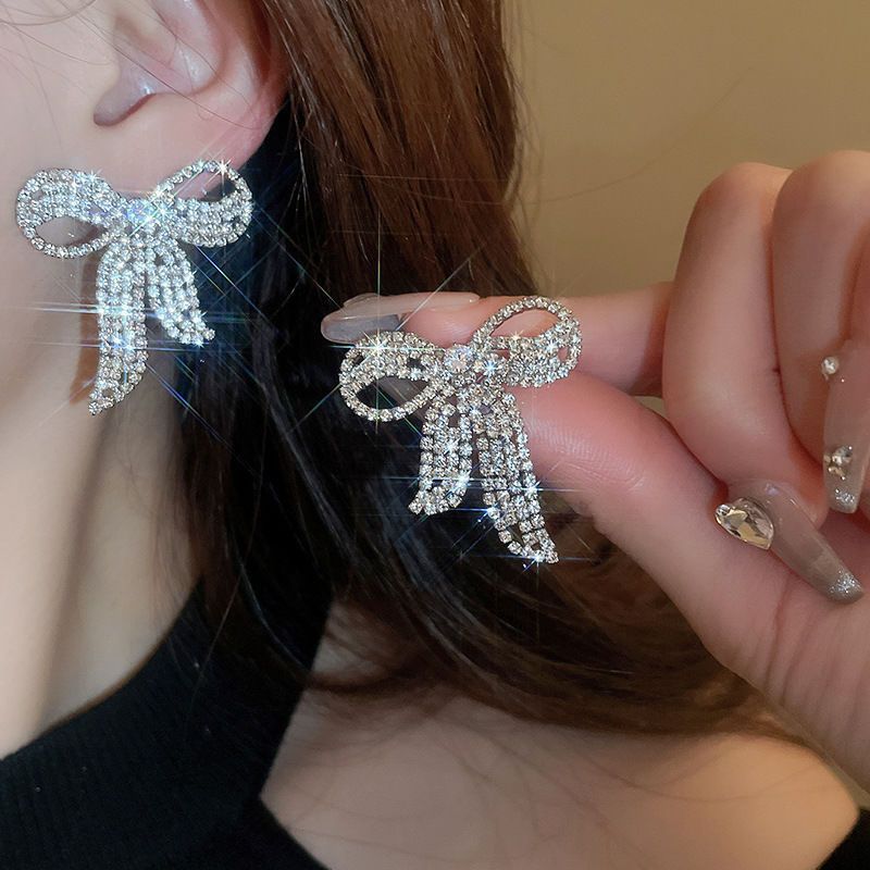 Oval Tassel Minority Fashion Frosty Style Temperament Entry Earrings