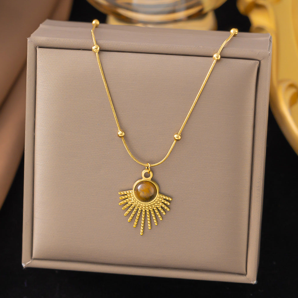 Titanium Steel Sweater Chain Light Luxury Necklaces