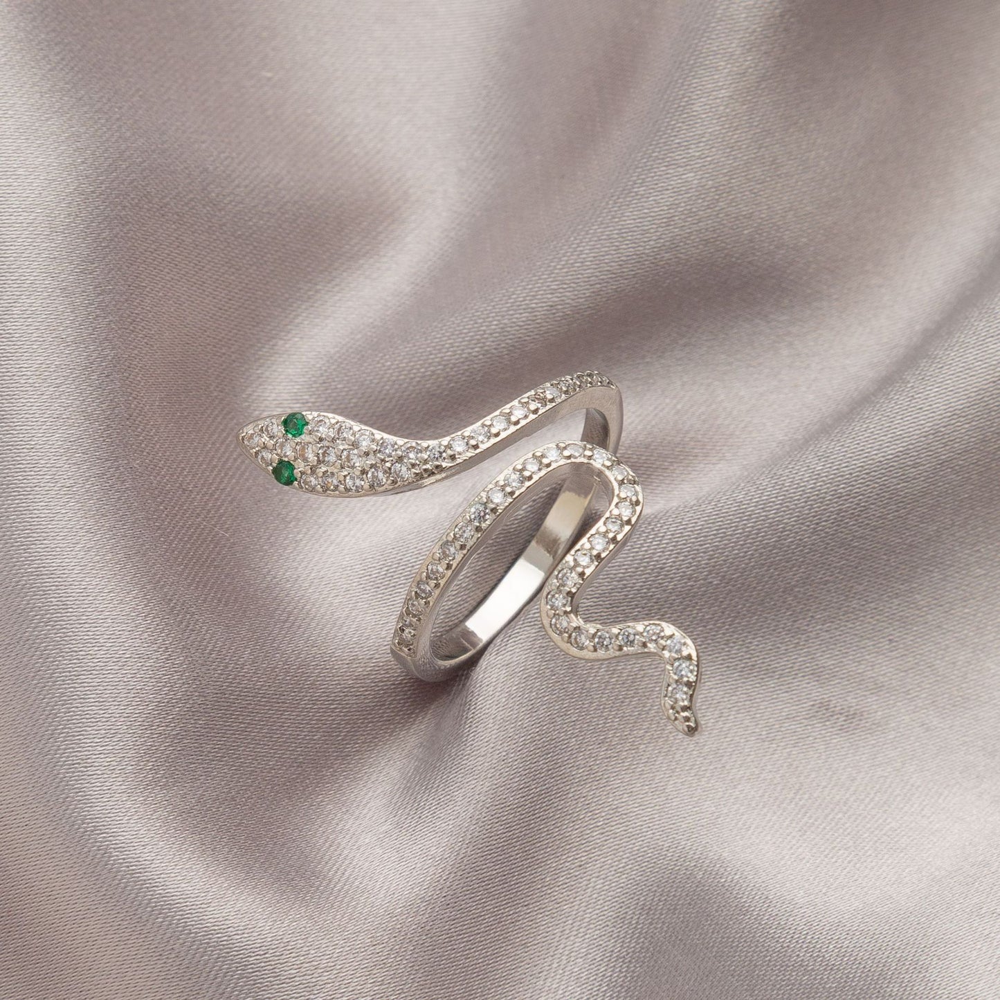 Snake Female Design High Sense Personalized Index Rings