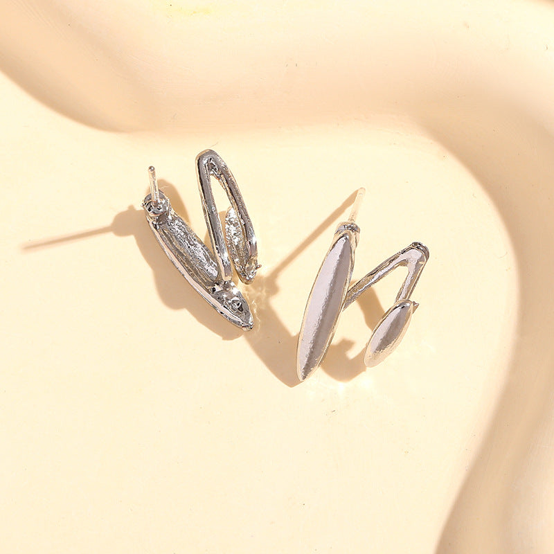 Niche Personality Simple Fashion Style High-grade Earrings