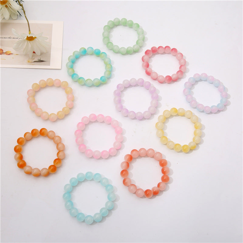 Ice Two-color Pliable Temperament Hand Toy Bracelets