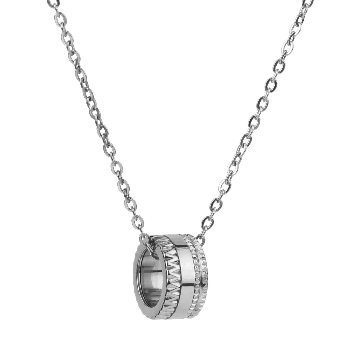 Micro Inlaid Zircon Titanium Steel No Fading Necklaces