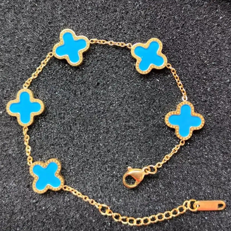 Fashion Simple Lucky Four-leaf Clover Personality Bracelets